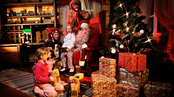laponia papa noel visita