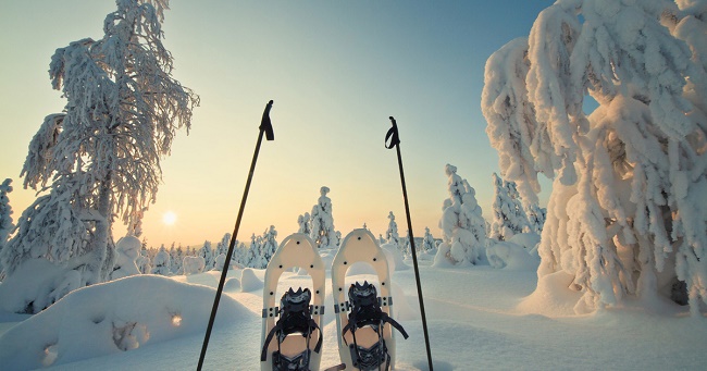 raquetas nieve laponia